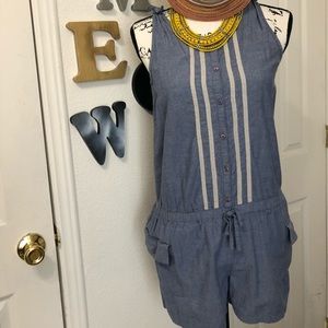 Chambray romper